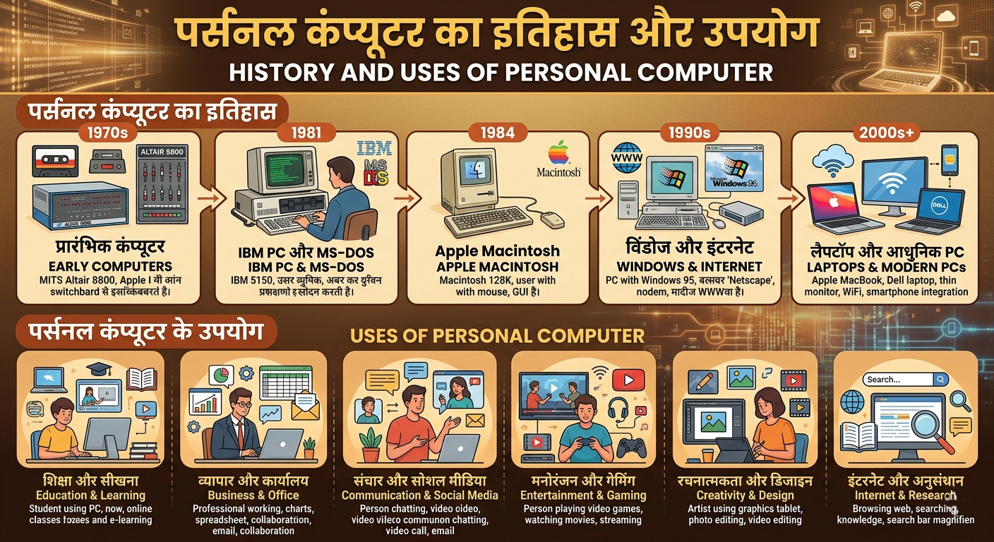 History and Uses of Personal Computer