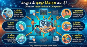 कंप्यूटर के इनपुट डिवाइस क्या हैं? | Input Device in Hindi